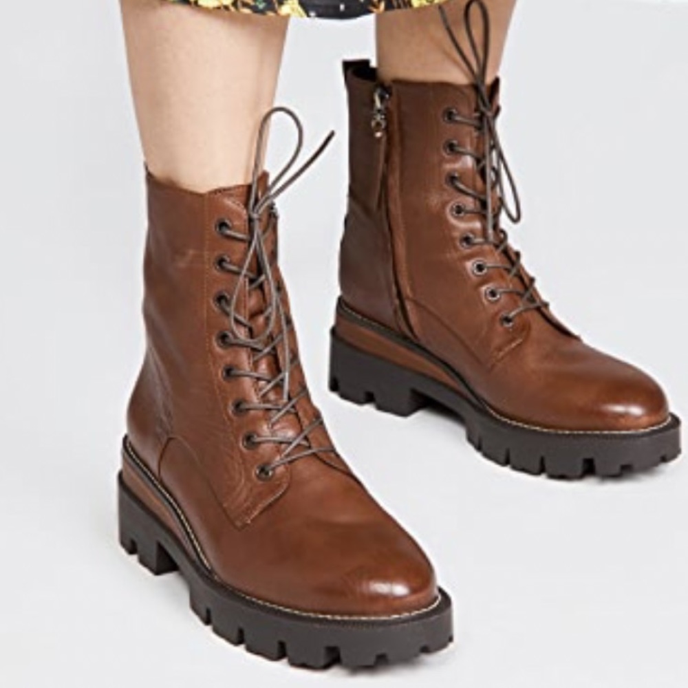 Sam Edelman Garret Brown Combat Boot